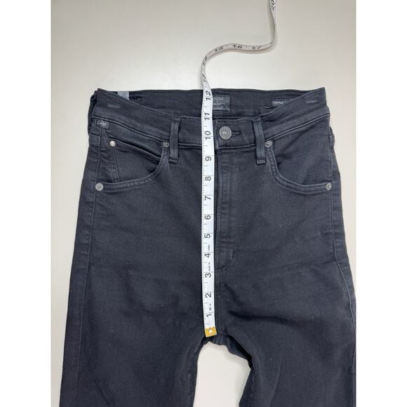 Citizens of Humanity Chrissy Jean Women's 26 Black Denim High Rise Skinny Emo - Picture 3 of 16